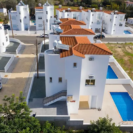 Villa Modern 3 Bedroom Villa With Sea And Pool Views North Off The Paphos Coast Paphos