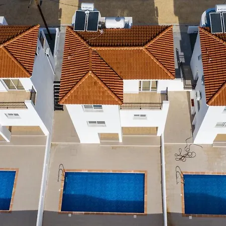 Modern 3 Bedroom Villa With Sea And Pool Views North Off The Paphos Coast *